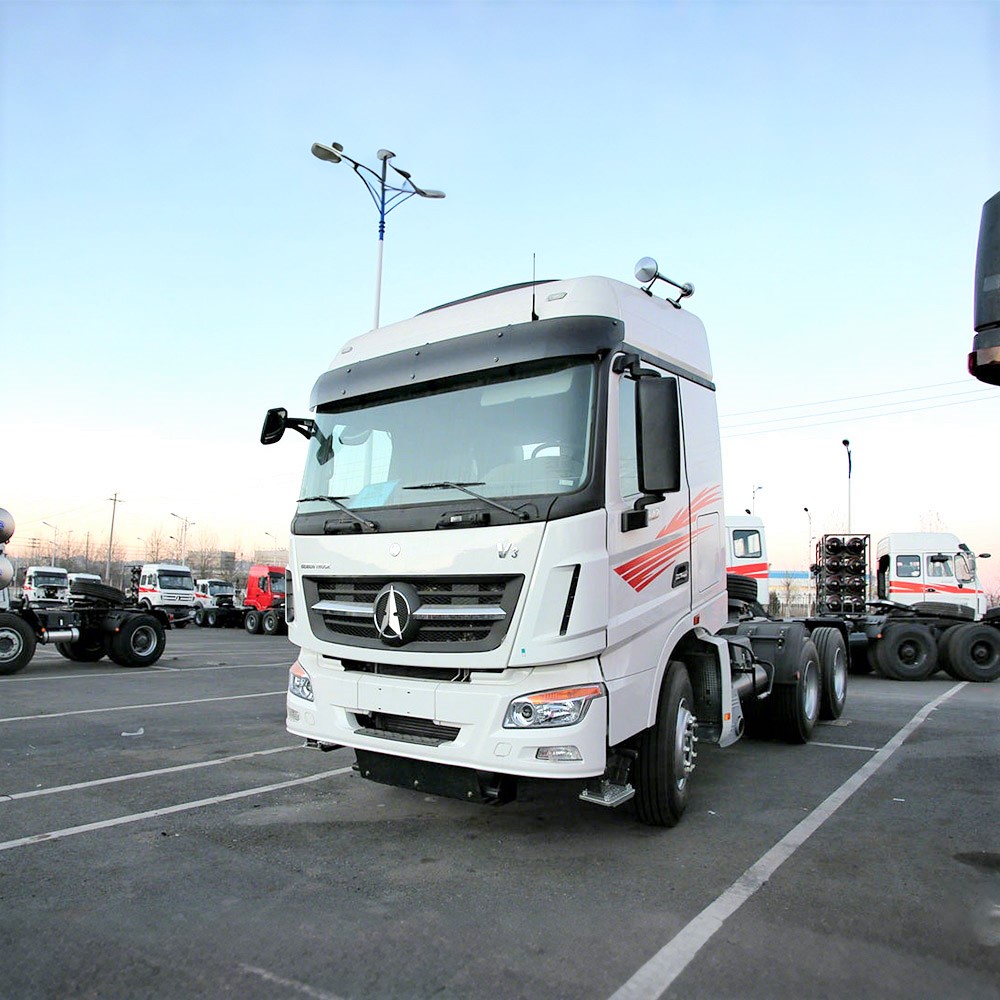Beiben V3 6X4 420HP diesel tractor truck for long-haul freight transport