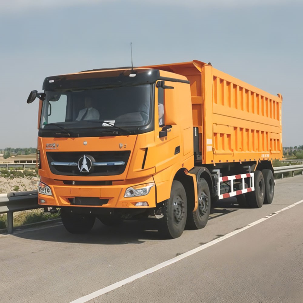 Beiben V3 8x4 dump truck with 380HP Weichai engine and 20m³ rear tipper body for heavy-load transport