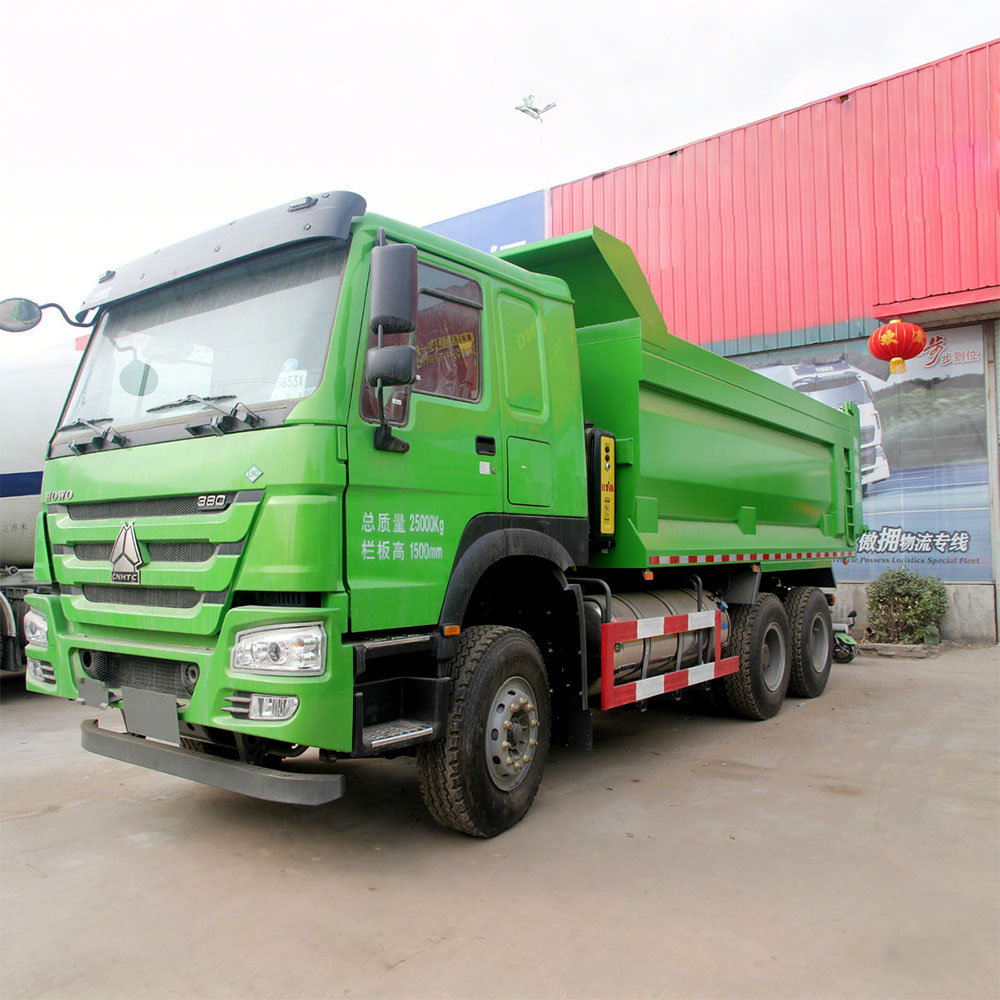 HOWO 380HP 6X4 LNG Dump Truck with 5.6m Body for Construction and Mining Use
