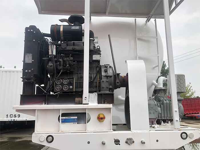 Professional 35m³ cement tanker with Weichai-powered pneumatic system and 3×13T axles