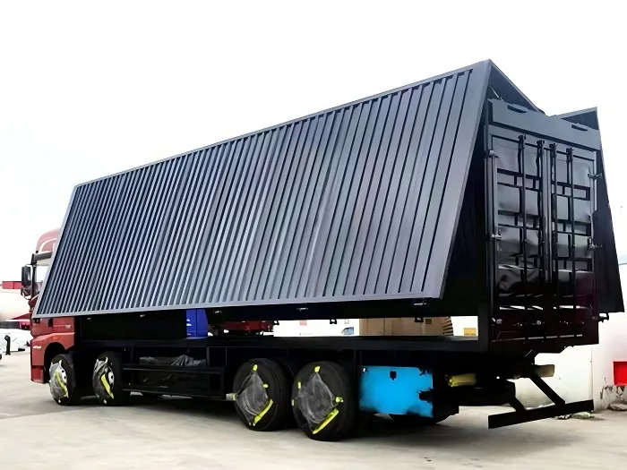 Heavy-duty 53 foot dry box van trailer for bulk cargo transportation