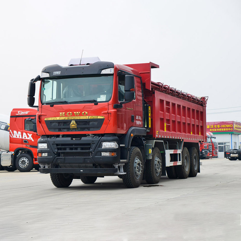 HOWO TX 430HP 8X4 6.8m Dump Truck with Weichai Engine and 12-Speed Manual Transmission