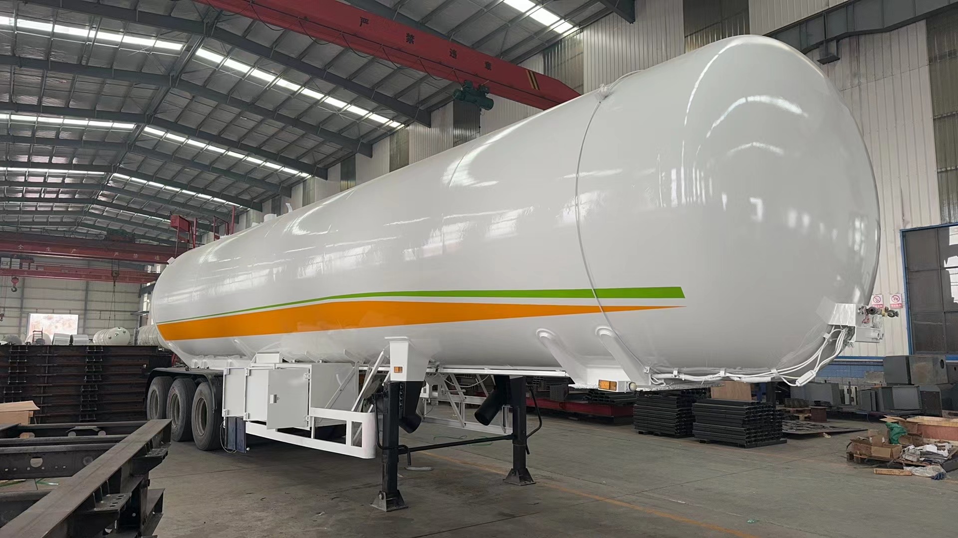 3-Axle LPG Tanker Trailer – 60,000L HSLA Steel Tank
