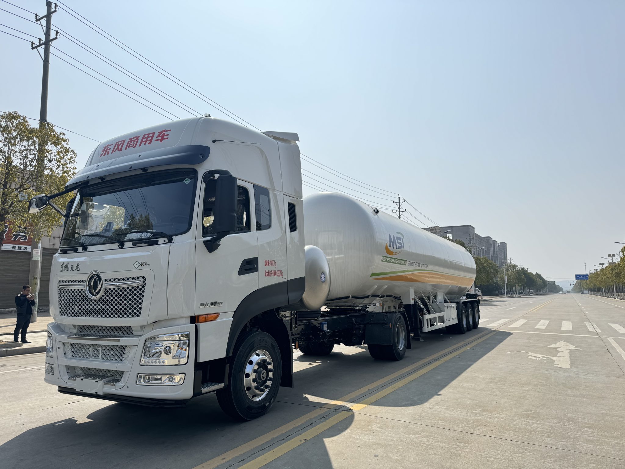 3-Axle LPG Tanker Trailer – 60,000L HSLA Steel Tank