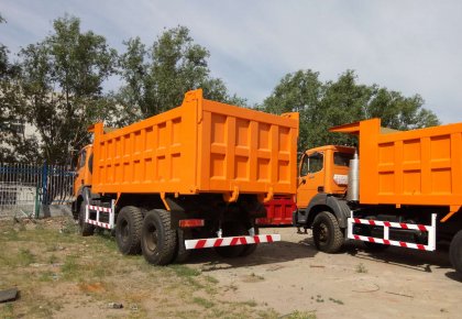 Beiben NG80 6x4 10-wheel dump truck with 420HP engine and 20m³ tipping body
