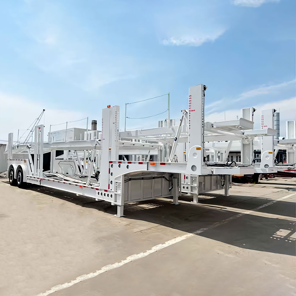 2 Axle Car Carrier Semi Trailer for Vehicle Transport